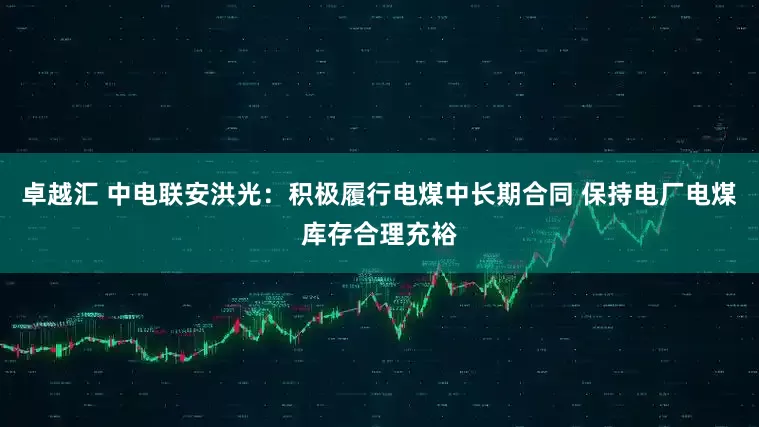 卓越汇 中电联安洪光：积极履行电煤中长期合同 保持电厂电煤库存合理充裕