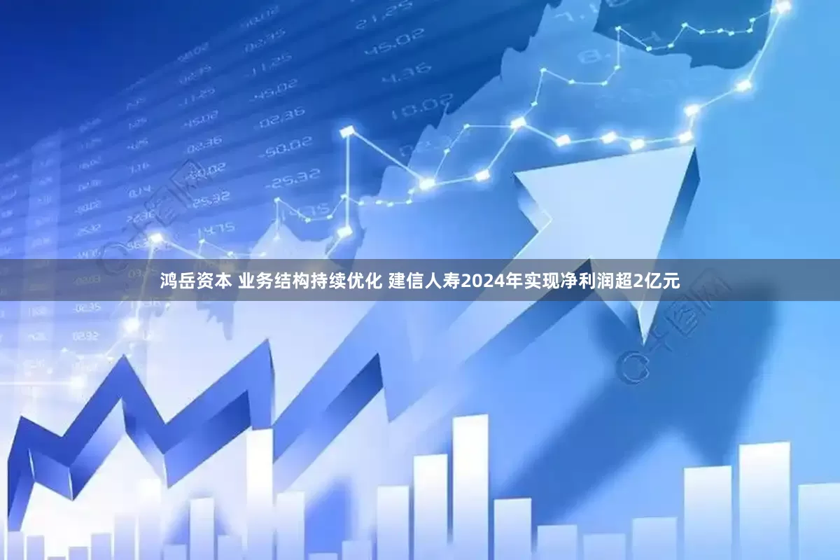 鸿岳资本 业务结构持续优化 建信人寿2024年实现净利润超2亿元