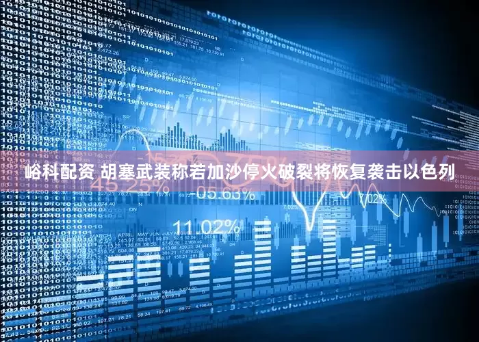 峪科配资 胡塞武装称若加沙停火破裂将恢复袭击以色列