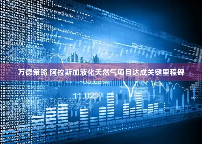 万德策略 阿拉斯加液化天然气项目达成关键里程碑